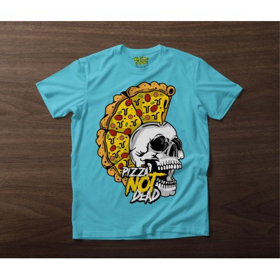 Тениска унисекс Madcolors Collection - Pizza not Dead